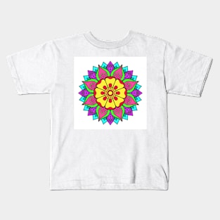 Floral Mandalas 144 (Style:20) Kids T-Shirt